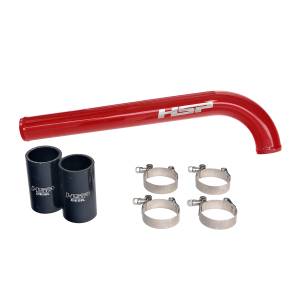 HSP Diesel Upper Coolant Tube For 19-22 Dodge Cummins 5th Gen 6.7L-Flag Red HSP Diesel - HSP-C-537-1-HSP-BR