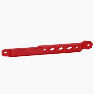 HSP Diesel - HSP Diesel 2020-2024 Chevrolet/GMC L5P Duramax Billet Driver Battery Hold Down Bracket Flag Red HSP Diesel - HSP-D-624-2-HSP-BR - Image 2