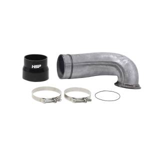 HSP Diesel - HSP Diesel Max Flow Intake Mouthpiece For 04.5-10 Chevrolet And GMC LLY/LBZ/LMM Duramax With 4 Inch Aftermarket Intakes Raw HSP Diesel - 003-4-HSP-RAW - Image 1