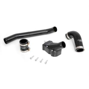 HSP Diesel Billet Thermostat Housing Kit W/Coolant Return for 01-05 Chevrolet/GMC Duramax LB7/LLY Silk Satin Black HSP Diesel - 040-1-HSP-SB