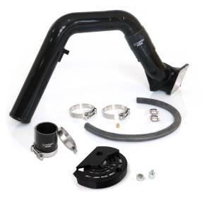 HSP Diesel Max Flow Bridge and Cold Side Tube Over Alt for 07.5-10 Chevrolet/GMC Duramax LMM Silk Satin Black HSP Diesel - 407-HSP-SB