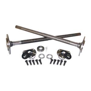 Yukon Gear & Axle Yukon Gear One Piece Axles For 76-79 Model 20 CJ7 Quadratrack w/ Bearings and 29 Splines / Kit - YCJQ