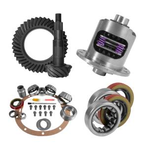Yukon Gear & Axle Yukon Gear 8.2in GM 3.73 Rear Ring & Pinion Install Kit 28 Spline Positraction 2.25in Axle Bearings - YGK2214