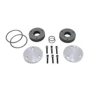 Yukon Gear & Axle Yukon Gear Hardcore Drive Flange Kit For Dana 44 / 30 Spline Outer Stubs. Yukon Engraved Caps - YHC50001