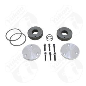 Yukon Gear & Axle - Yukon Gear & Axle Yukon Gear Hardcore Drive Flange Kit For Dana 44 / 30 Spline Outer Stubs. Yukon Engraved Caps - YHC50001 - Image 2