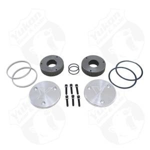 Yukon Gear & Axle Yukon Gear Hardcore Drive Flange Kit For Dana 60 / 35 Spline Outer Stubs. Yukon Engraved Caps - YHC50005