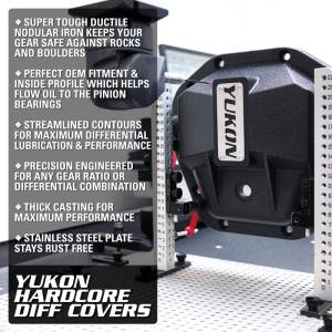 Yukon Gear & Axle - Yukon Gear & Axle Yukon Gear Hardcore Nodular Iron Cover for Chrysler 9.25in Rear Differential - YHCC-C9.25 - Image 12
