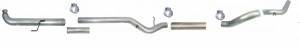FPP - FLO PRO L5P 4" STAINLESS DOWNPIPE BACK SINGLE RACE EXHAUST wo/MUFFLER SS880NM