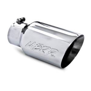 MBRP Exhaust Tip, 7" O.D. Dual Wall Angled  5" inlet  12" length, T304 T5172
