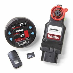 EMISSIONS COMPLIANT TUNING - Banks Power -  Derringer Tuner w/DataMonster, with ActiveSafety, includes Banks iDash 1.8 DataMonster, for 2020 Chevy/GMC 2500/3500 6.6L Duramax, L5P
