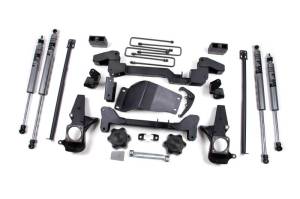 Zone Offroad 01-10 GM K2500 HD 6in Suspension System - Fox - ZONC4F