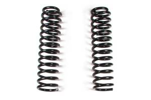 BDS Suspension Custom tune the spring rate and ride height of your 2-inch lifted 1997-2006 Jeep Wrangler TJ by swapping front coil springs. A critical part of your vehicle's suspension, BDS coil springs support the weight of your Jeep's body and chassi