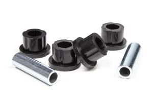 BDS Suspension This replacement bushing and sleeve kit is designed for the BDS 1996-2006 Chevy Silverado or GMC Sierra 1500 rear leaf springs. These polyurethane bushings are fluted internally and externally for even distribution and include the sleeve