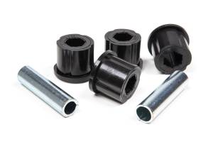 BDS Suspension This replacement bushing and sleeve kit is designed for the BDS 1987-1995 Jeep Wrangler YJ front/rear leaf springs. These polyurethane bushings are fluted internally and externally for even distribution and include the sleeves to freshen