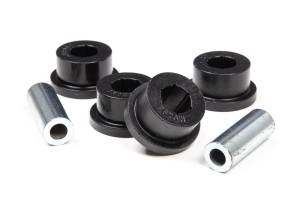 BDS Suspension This replacement bushing kit is designed for the BDS Jeep 1997-2006 Wrangler TJ, 1984-2001 Cherokee XJ, or 1993-1998 Grand Cherokee ZJ upper control arms. These polyurethane bushings are fluted for even distribution and include the sleev