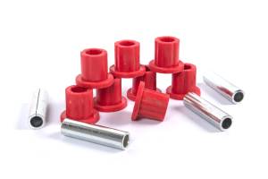 BDS Suspension This replacement bushing and sleeve kit is designed for the BDS 1987-1996 Jeep Wrangler YJ shackle bushings. These polyurethane bushings are fluted for even distribution and include the sleeves to freshen up your Jeep when and if the tim