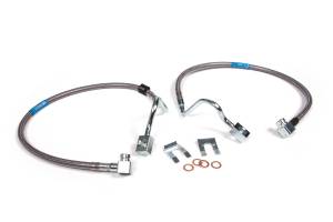 BDS Suspension Improve safety and style by upgrading the front brake lines on your 4WD 2004-2008 Ford F150 with a set of BDS front brake lines. Specially designed for vehicles with a 6 to 8-inch lift, these front brake lines are built with stainless st