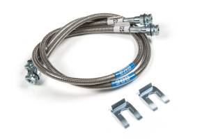 BDS Suspension Improve safety and style by upgrading the rear brake lines on your 4WD 2011-2015 Ford F250 or F350 Super Duty with a set of BDS rear brake lines. Specially designed for vehicles with a 6 to 8-inch lift, these rear brake lines are built w