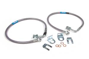 BDS Suspension Improve safety and style by upgrading the rear brake lines on your 2007-2018 Jeep Wrangler JK with a set of BDS rear brake lines. Specially designed for vehicles with a 4 to 6.5-inch lift, these rear brake lines are built with stainless