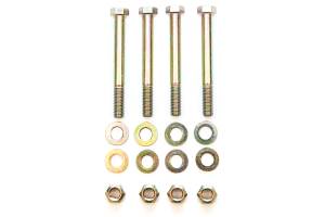 BDS Suspension Replace those old rusty or broken leaf spring bolts on your 1988-1991 Chevy/GMC SUV with the BDS Eye Bolt Kit for front leaf springs. All bolt kits come with Grade 8 bolts, thru-hardened washers, and prevailing torque nuts. All fasteners