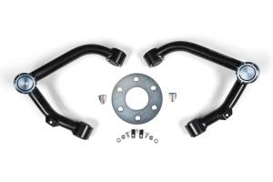 BDS Suspension Increase wheel travel by upgrading the cast steel OE upper control arms (UCA) on your 2007-2018 Chevy Silverado or GMC Sierra 1500 to BDS performance. Specially designed for leveled and lifted applications, these arms are built from high