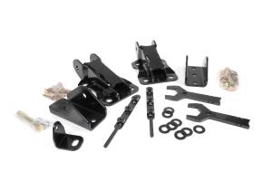 BDS Suspension Improve traction on your 2017-2026 Ford F250 / F350 Super Duty 4WD (with 4.5 inch diameter axle) without limiting wheel travel with a BDS Recoil Traction Bar Mounting Kit, made with heavy wall construction and internal compression spring