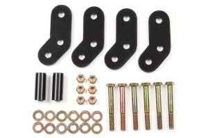 BDS Suspension Increase the ride height and stance of your 1976-1986 Jeep CJ5, CJ7 or Scrambler with the BDS 1/2 inch Lift Front Shackle Kit. Designed to work with stock or lifted applications, this replacement shackle kit is designed for increased str