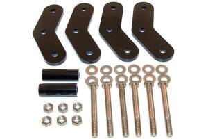BDS Suspension Increase the ride height and stance of your 1976-1986 Jeep CJ5, CJ7 or Scrambler with the BDS 1-3/8 inch Lift Rear Shackle Kit. Designed to work with stock or lifted applications, this replacement shackle kit is designed for increased st
