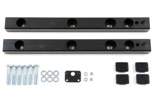 BDS Suspension Maintain proper driveline angles on your 2003-2006 Jeep Wrangler TJ by installing a BDS Transfer Case Drop Kit. These new kits utilize 1-piece steel tube spacers to drop the t-case to reposition the transfer case output shaft on lifted a