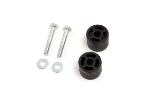 BDS Suspension Fix driveline vibrations on your lifted 2007-2021 Toyota Tundra with the BDS carrier bearing drop kit. Easy to install in less than an hour with all hardware included. Carrier bearing drop brackets improve driveline angle and reduce vibr