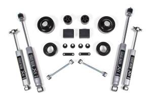 BDS Suspension Boost the height of your 2007-2011 Jeep Wrangler JK 2 Door by installing this 2-inch coil spacer lift kit from BDS. Designed to improve stance this kit includes everything necessary to set your truck up right with clearance for up to 33"