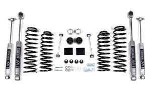 BDS Suspension Improve the ride and style of your 2012-2018 Jeep Wrangler JK 4 Door with this 2-inch coil spring lift kit from BDS Suspension. Designed to improve stance this kit includes everything necessary to set your truck up right with clearance f