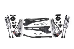 BDS Suspension BDS Suspension raises the bar with this 2.5-inch radius arm lift kit with FOX 2.5 Performance Elite coilover shocks for 2011-216 Ford F250 and F350 Super Duty diesel-powered trucks. Designed to improve stance, performance, and capability
