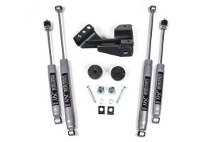 BDS Suspension Level the stance of your 2017-2019 Ford F250 and F350 Super Duty truck by installing this 2-inch coil spacer leveling kit from BDS. Designed to improve stance, performance, and capability, this kit includes everything necessary to set yo