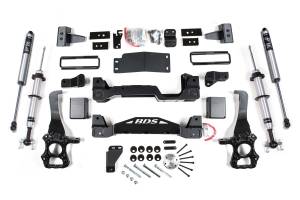 BDS Suspension Prepare to get your 2015-2020 Ford F150 4WD truck dirty after installing a 4-inch lift kit with FOX 2.0 struts by BDS Suspension. Designed to improve stance the BDS 4 inch lift kit with FOX 2.0 front struts give more capability off-road.
