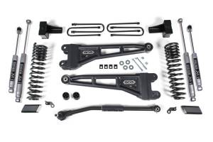 BDS Suspension Improve the ride and level out your Ford F250 and F350 Super Duty diesel powered truck with this 2.5-inch radius arm lift kit from BDS Suspension. Designed to improve stance, performance, and capability, this kit includes everything nece