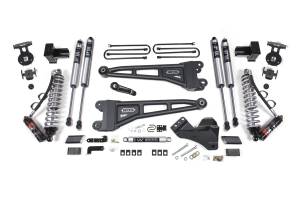 BDS Suspension Built to outperform, upgrade your Ford Super Duty diesel powered truck with this 5-inch radius arm lift kit and FOX 2.5 Performance Elite Coil-over conversion from BDS Suspension. Designed to improve stance, performance, and capability,