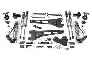 BDS Suspension Built to outperform, upgrade your 2017-2019 Ford F250 and F350 Super Duty diesel powered truck with this 4-inch radius arm lift kit and FOX 2.5 Performance Elite Coil-over conversion from BDS Suspension. Designed to improve stance, perfo