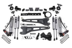 BDS Suspension Built to Outperform, take your Ford Super Duty diesel truck to the next level with this 7-inch radius arm lift kit with FOX 2.5 Performance Elite Coil-over shocks from BDS. Designed to improve stance, performance, and capability, this ki