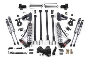 BDS Suspension Maximize the capability of your 2017-2019 Ford F350 Dually "DRW" Super Duty diesel powered truck with this 4-inch lift kit with 4-Link and FOX 2.5 Performance Elite Coil-over conversion from BDS Suspension. Designed to improve stance, pe