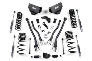 BDS Suspension Built to outperform, BDS Suspension engineered a 4-inch lift kit with 4-Link conversion for your 2014-2018 RAM 2500 gas powered truck that will surely impress. Designed to improve stance, performance, and capability, this kit includes ev