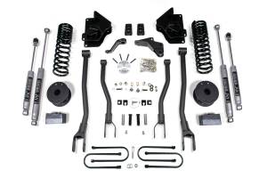 BDS Suspension Built to outperform, BDS Suspension engineered a 4-inch lift kit with 4-Link conversion for your 2013-2018 RAM 3500 diesel powered truck that will surely impress. Works on trucks with factory rear air ride option. Designed to improve sta