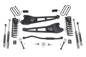 BDS Suspension Level out and take your RAM 3500 diesel powered truck with this 3-inch radius arm lift kit from BDS Suspension. Designed to improve stance, performance, and capability, this kit includes everything necessary to set your truck up right wi