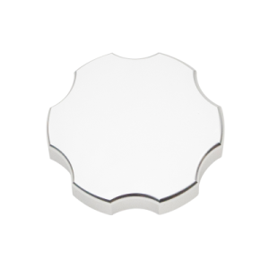 Billet Aluminum Coolant Tank Cap, Clear Anodized