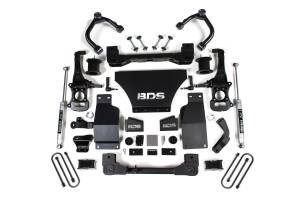 BDS Suspension BDS steps up the performance and capability of the Chevy Silverado and GMC Sierra 1500 trucks with 4-inch suspension lift kit. Designed to improve stance, performance, and capability, this kit includes everything necessary to set your tr