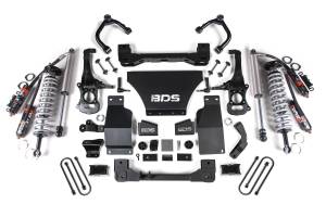 BDS Suspension Up the ante in performance with your Chevy Silverado and GMC Sierra 1500 truck by installing the BDS 4-inch lift kit suspension featuring FOX 2.5 Performance Elite coil-over shocks. Designed to improve stance, performance, and capability
