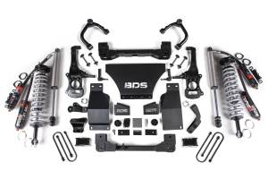 BDS Suspension Up the ante of your Chevy Trail Boss and GMC AT4 1500 truck with a 2.5-inch suspension lift kit featuring FOX Performance Elite coil-over shocks. Designed to improve stance, performance, and capability, this kit includes everything neces