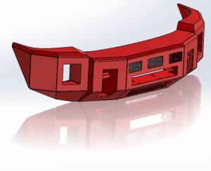 Kelderman - 1999-2004 Ford Super Duty & Excursion Alpha Series Front Bumper - Image 3