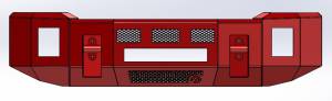 Kelderman - 1999-2004 Ford Super Duty & Excursion Alpha Series Front Bumper - Image 4