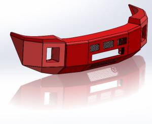 1999-2004 Ford Super Duty & Excursion Bravo Series Front Bumper